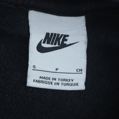 Nike Men's Black Pullover Hoodie S Regular Fit Fleece Sportswear