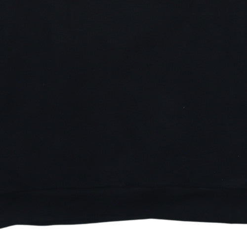 Puma Mens Black XL Crew Neck Pullover Sweatshirt Logo Print