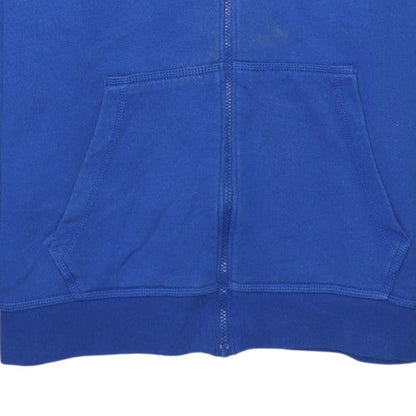 Nike Men's Blue Full Zip Hoodie XL Sports Cotton Fleece
