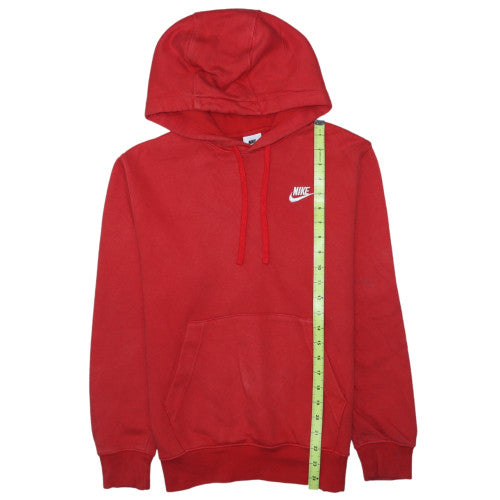 Nike Men's Red XS Pullover Fleece Hoodie with Logo