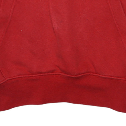 Nike Men's Red XS Pullover Fleece Hoodie with Logo