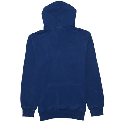 Calvin Klein Jeans Men's Blue Pullover Hoodie M Logo Cotton Fleece