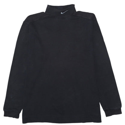 Nike Men's Black M Long Sleeve Mock Neck Sweatshirt