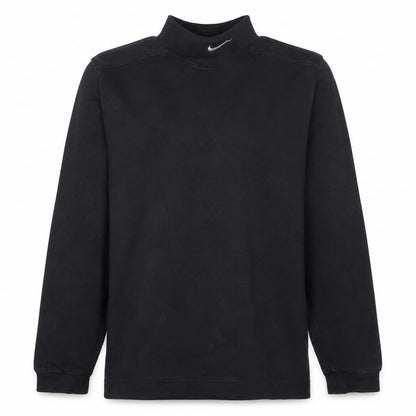 Nike Men's Black M Long Sleeve Mock Neck Sweatshirt