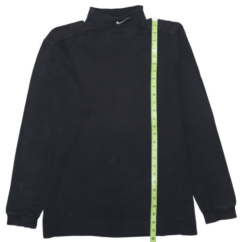 Nike Men's Black M Long Sleeve Mock Neck Sweatshirt