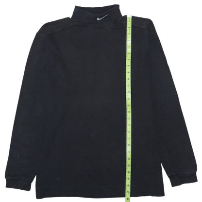 Nike Men's Black M Long Sleeve Mock Neck Sweatshirt