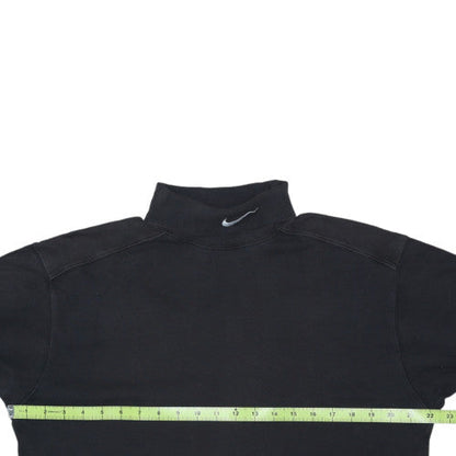 Nike Men's Black M Long Sleeve Mock Neck Sweatshirt