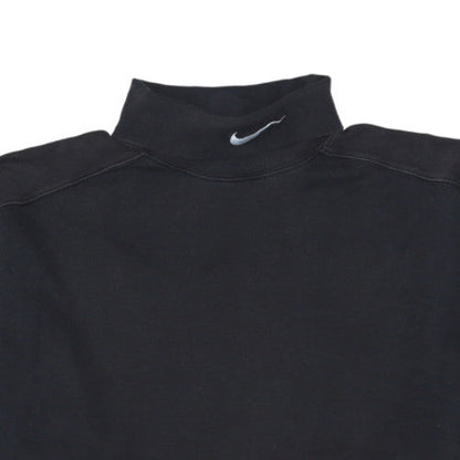 Nike Men's Black M Long Sleeve Mock Neck Sweatshirt