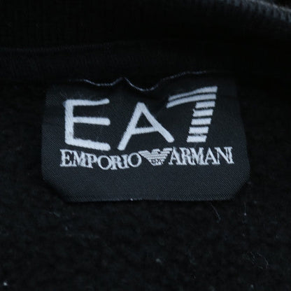 Emporio Armani EA7 Men's Black Logo Crew Neck Sweatshirt L