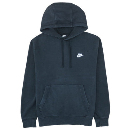 Nike Men's Black Pullover Hoodie M Fleece Logo Sportswear
