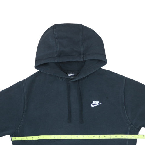 Nike Men's Black Pullover Hoodie M Fleece Logo Sportswear