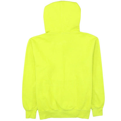 Nike Men's Yellow Pullover Hoodie L Fleece Logo Sportswear