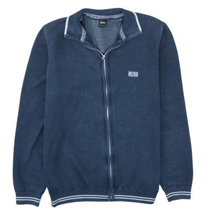 Hugo Boss Mens Blue XL Full Zip Sweatshirt Jacket