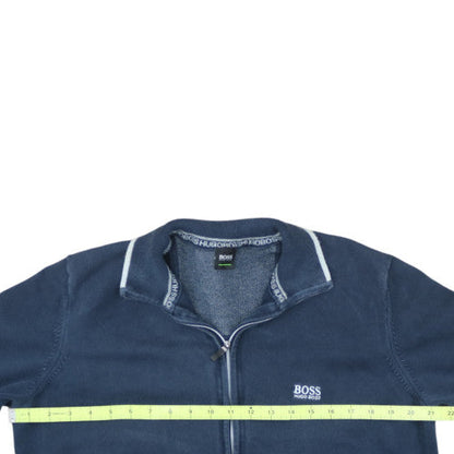 Hugo Boss Mens Blue XL Full Zip Sweatshirt Jacket