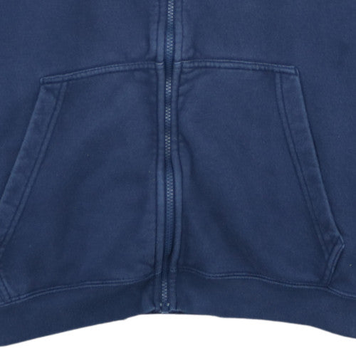 Nike Mens Blue Full Zip Hoodie XL Cotton Blend Casual Jacket
