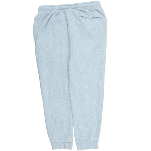 Nike Mens Grey Jogger Fleece Sweatpants L Regular Fit Activewear