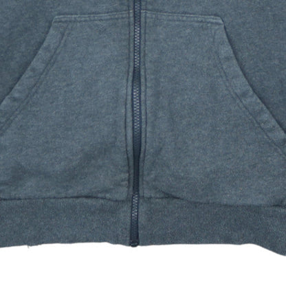Adidas Mens Grey Full Zip Hoodie L Sportswear Fleece