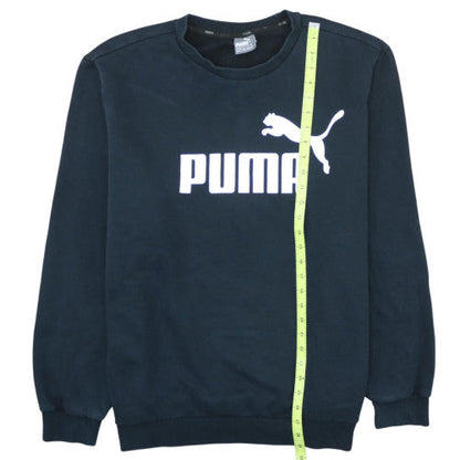 Puma Womens Black XXL Crew Neck Pullover Sweatshirt
