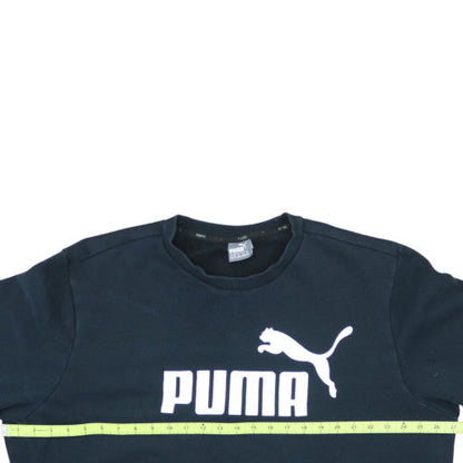 Puma Womens Black XXL Crew Neck Pullover Sweatshirt