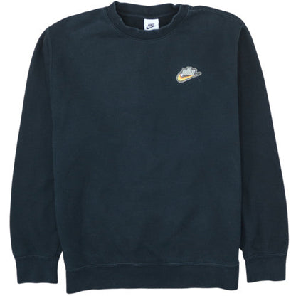 Nike Men's Black Pullover Sweatshirt L Regular Fit Crew Neck Fleece