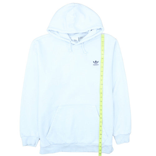 adidas Men's White XL Pullover Hoodie Fleece Regular Fit