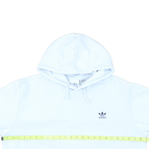 adidas Men's White XL Pullover Hoodie Fleece Regular Fit