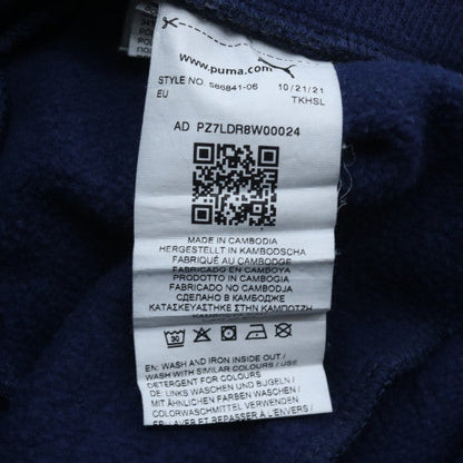 Puma Men's Blue Fleece Jogger Trousers Size M Regular Fit