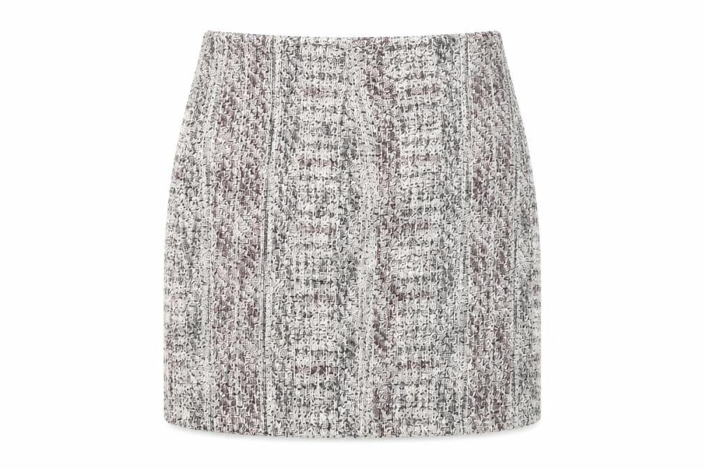 Marks and Spencer Womens Multicoloured Tweed Pencil Skirt Size 10