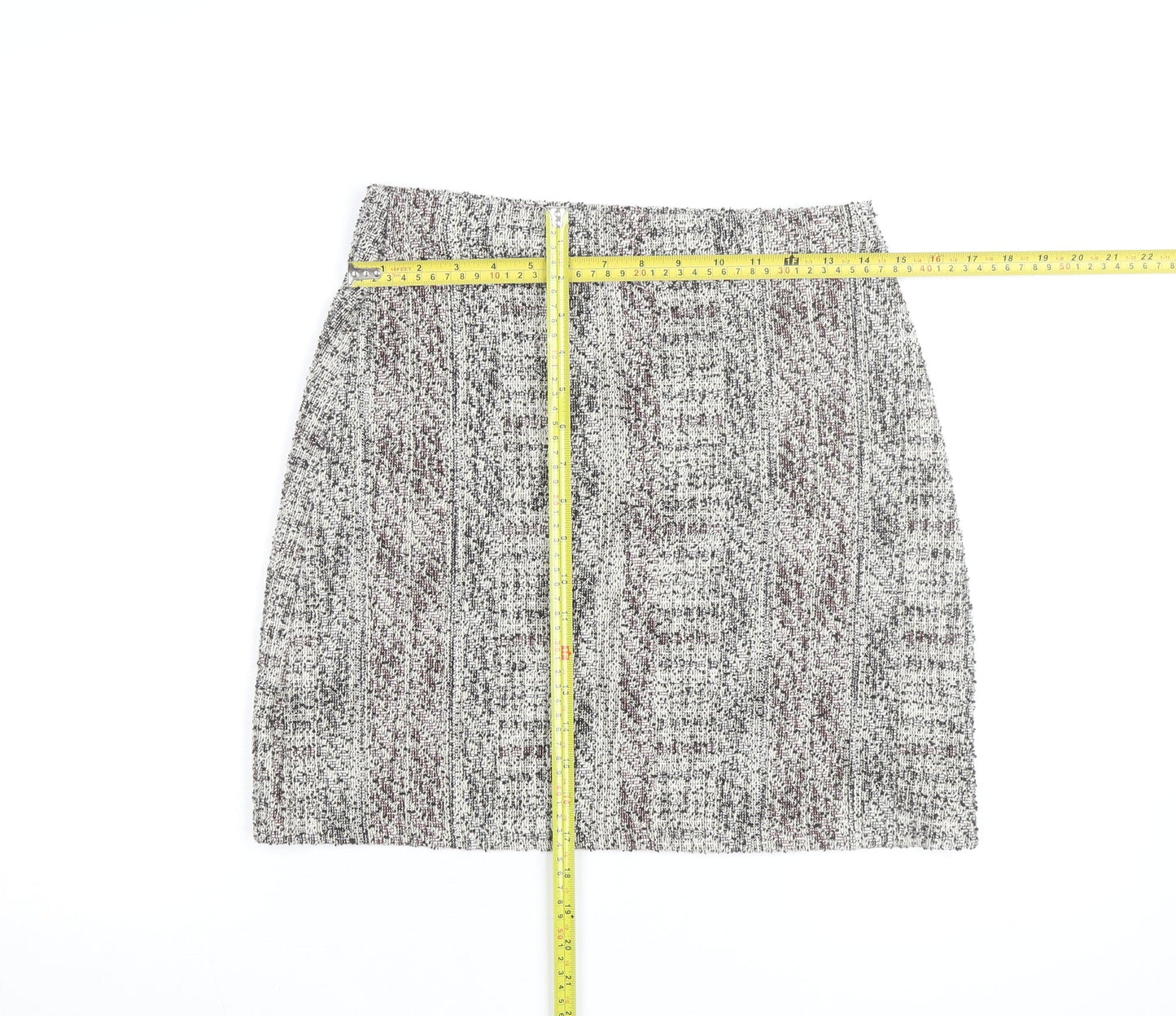 Marks and Spencer Womens Multicoloured Tweed Pencil Skirt Size 10