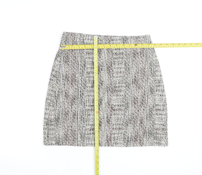 Marks and Spencer Womens Multicoloured Tweed Pencil Skirt Size 10