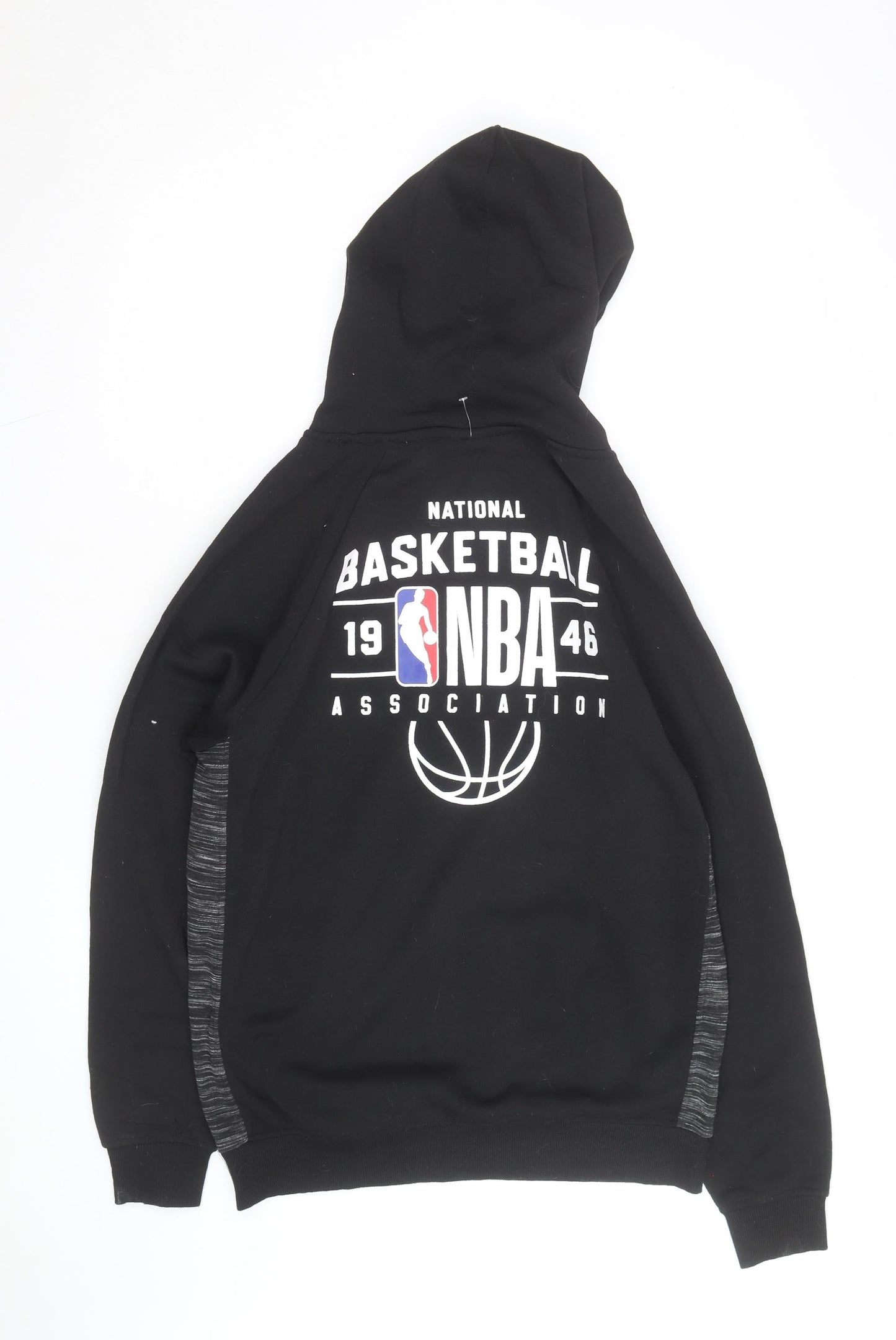 NBA Mens Black Medium Pullover Hoodie with Logo Detail