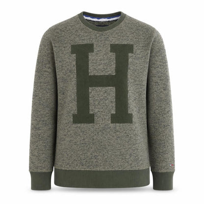 Tommy Hilfiger Men’s Green Crew Neck Pullover Jumper M