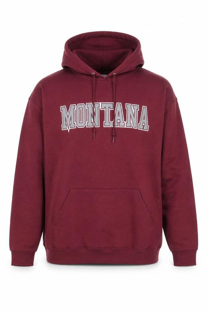 Jerzees Men's Red Pullover Hoodie L College Graphic