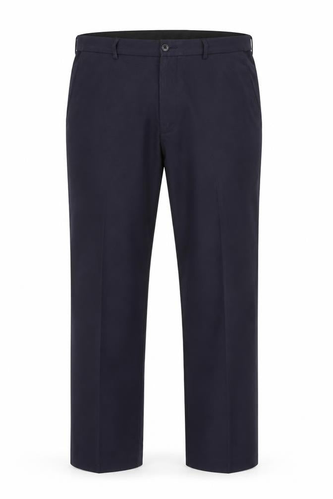 Marks and Spencer Men's Blue 36 Regular Fit Dress Trousers