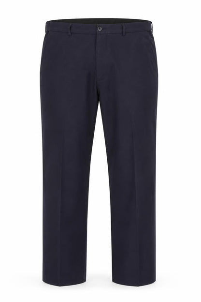 Marks and Spencer Men's Blue 36 Regular Fit Dress Trousers