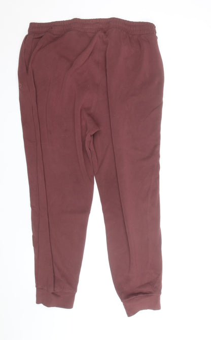 Marks and Spencer Women Brown Jogger Sweatpants Size M Cotton Blend