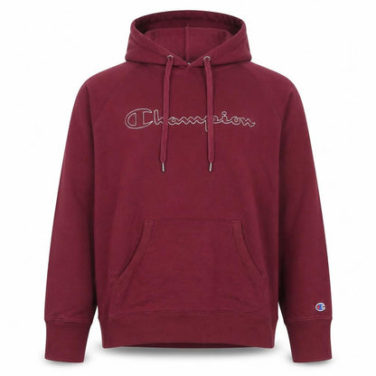 Champion Men's Red Pullover Hoodie Large Regular Fit Fleece