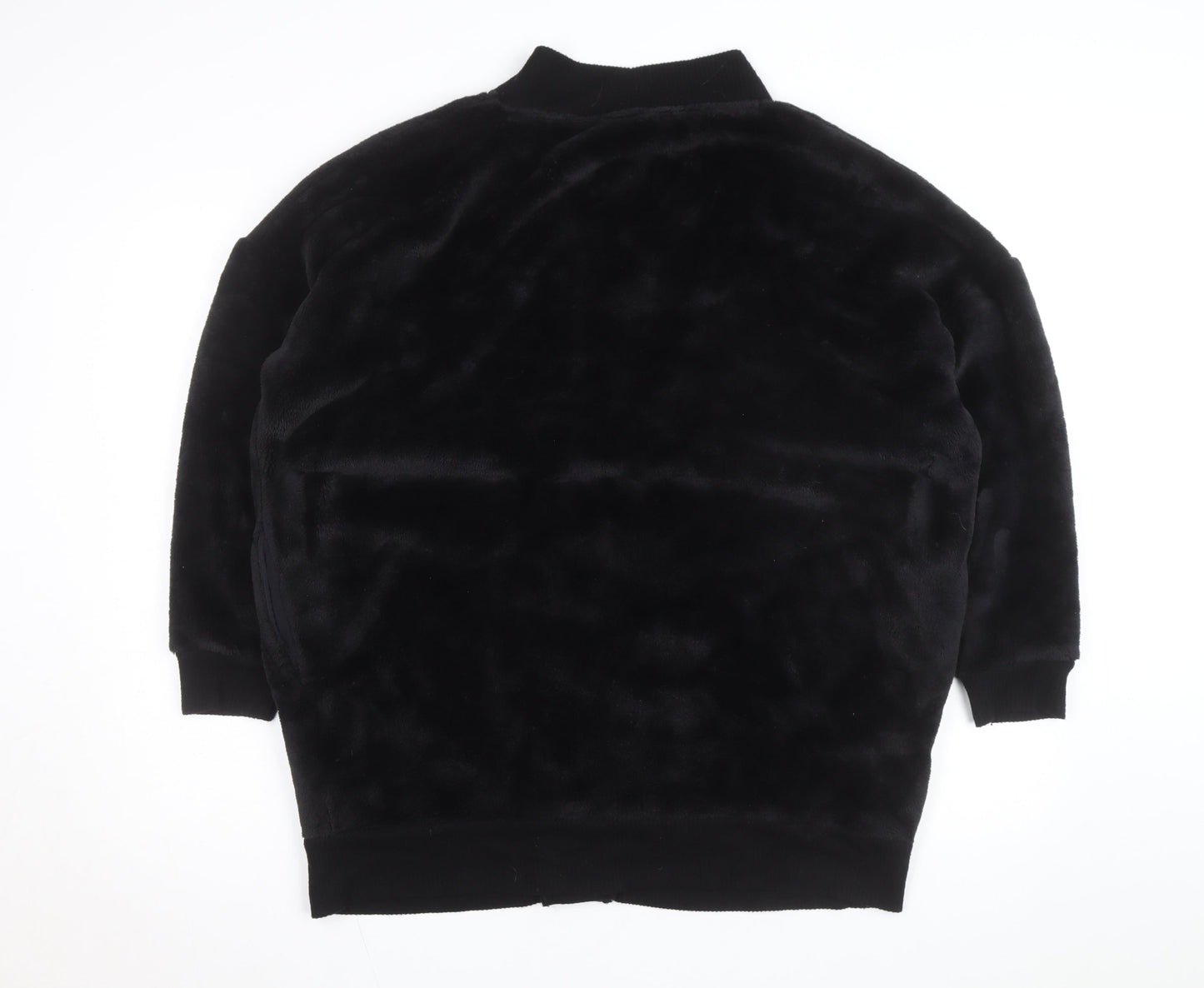 Marks and Spencer Women’s Black Fleece V-Neck Cardigan M