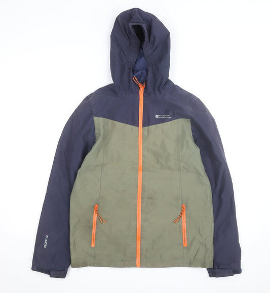 Mountain Warehouse Boys Multicoloured Waterproof Hooded Rain Coat 13 Years