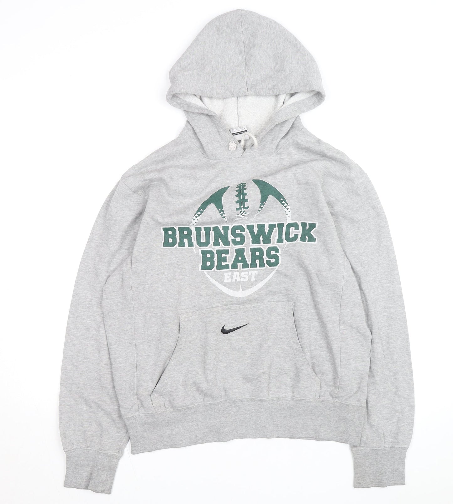 Nike Men’s Grey Brunswick Bears Pullover Hoodie Size M Sportswear