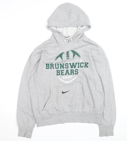 Nike Men’s Grey Brunswick Bears Pullover Hoodie Size M Sportswear