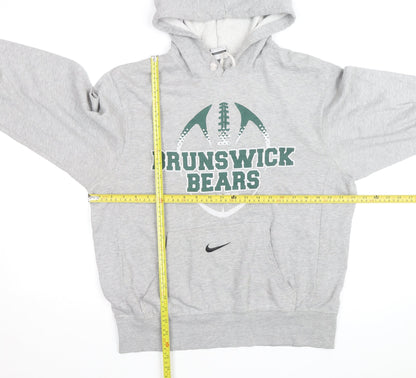 Nike Men’s Grey Brunswick Bears Pullover Hoodie Size M Sportswear
