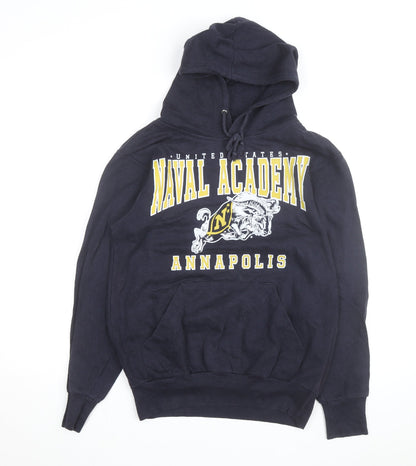 MV Sport Men's Navy Naval Academy Pullover Hoodie Size S