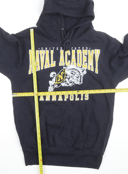 MV Sport Men's Navy Naval Academy Pullover Hoodie Size S