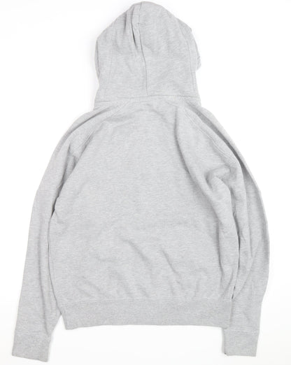 J America Men's Grey Michigan State Full Zip Hoodie Size M