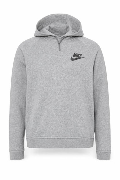 Nike Men's Grey Hoodie M Pullover Athletic Fleece Sweatshirt