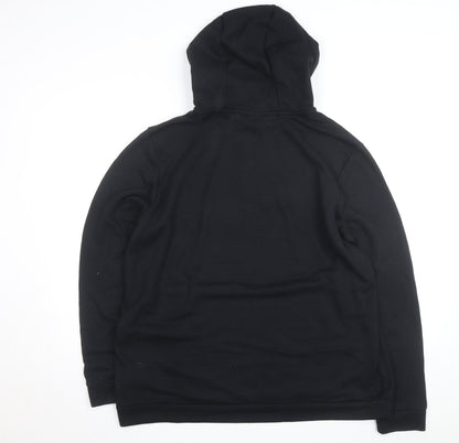 Nike Men's Black XL Dri-FIT Pullover Hoodie with Logo