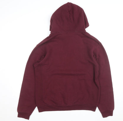 Russell Athletic Men's Red Pullover Hoodie M Graphic Sportswear