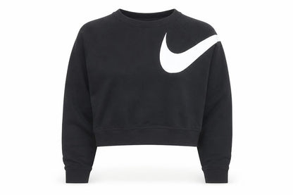 Nike Women's Black XL Dri-Fit Cropped Pullover Sweatshirt