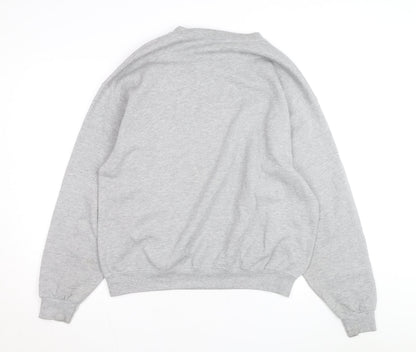 Disney Men’s Grey Mickey Mouse Pullover Sweatshirt Size L